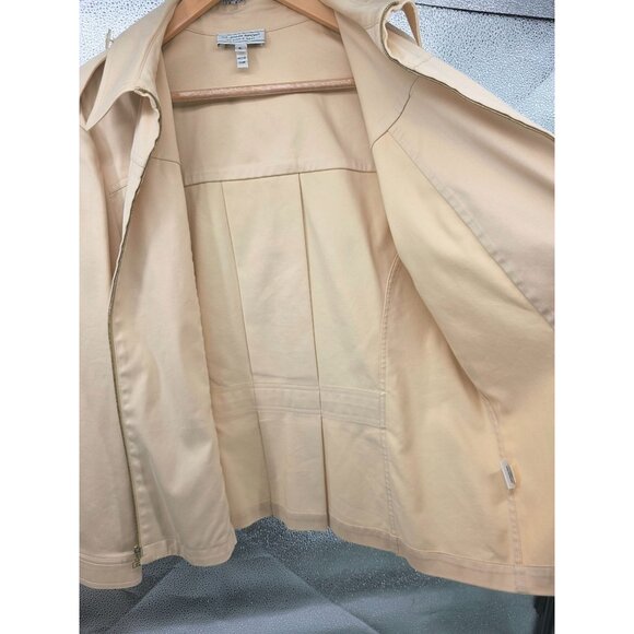 St. John Sport By Marie Gray Womens Beige Jacket L - Picture 9 of 11